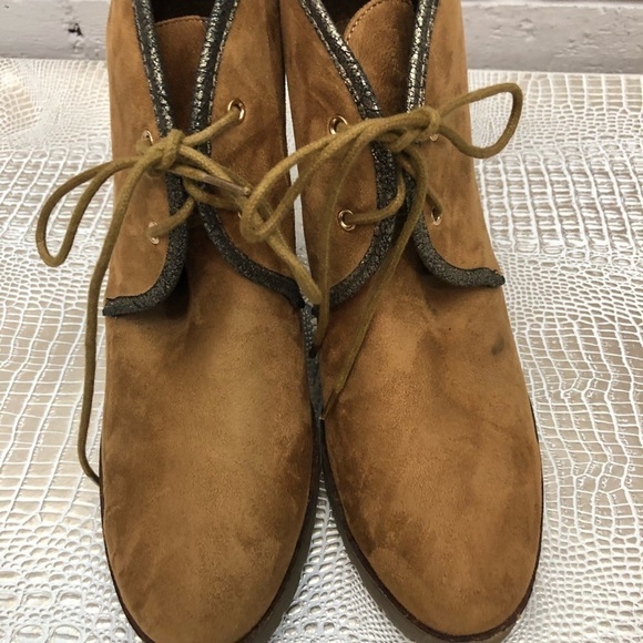 Anthropologie Vanessa Wu Wedge Booties - Picture 3 of 8